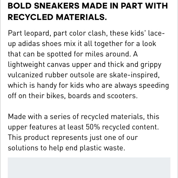 🐆💚Adidas💚🐆Kids, VULC RAID3R SHOES, size 5.5 kids - Picture 7 of 14